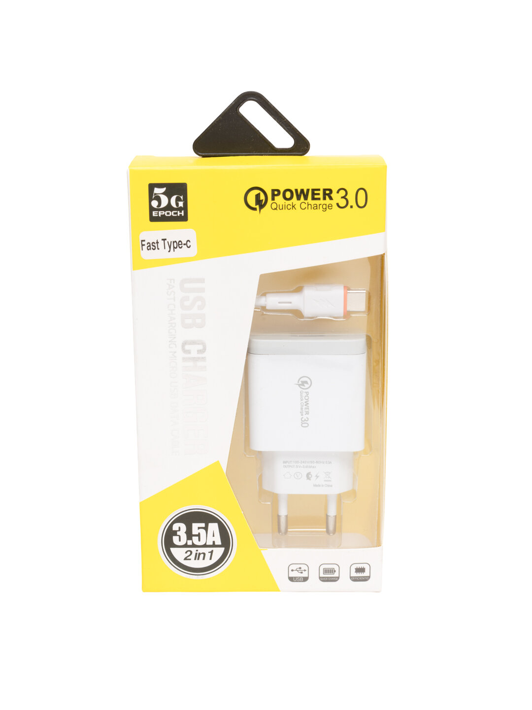 Зарядное устройство, кабель Type-C, с быстрой зарядкой power quick charge 3.0