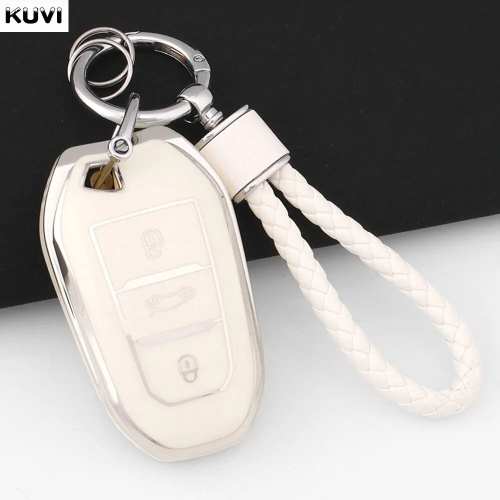 Новый Чехол Для Ключей Из ТПУ Для Peugeot 207 208 3008 206 308 508 2008 407 5008 301-Citroen C3 C4 C5 Berlingo