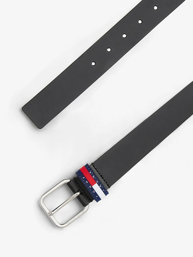 Ремень TOMMY HILFIGER для мужчин, размер 110, черный — фото 1