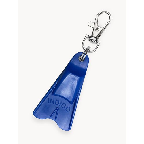 Сувенир брелок ласта для плавания INDIGO для девочек и мальчиков, 6см, Синий