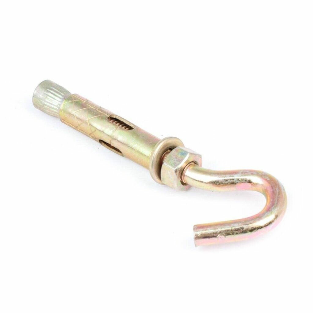 Анкерные болты с крюком КНР стальной оцинкованный d8х45 мм 3 шт