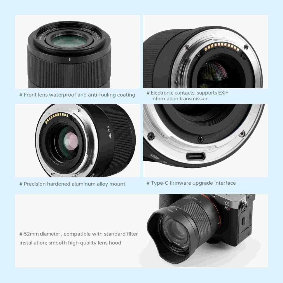 Объектив Viltrox AF 40mm F2.5 FF E-mount — фото 1
