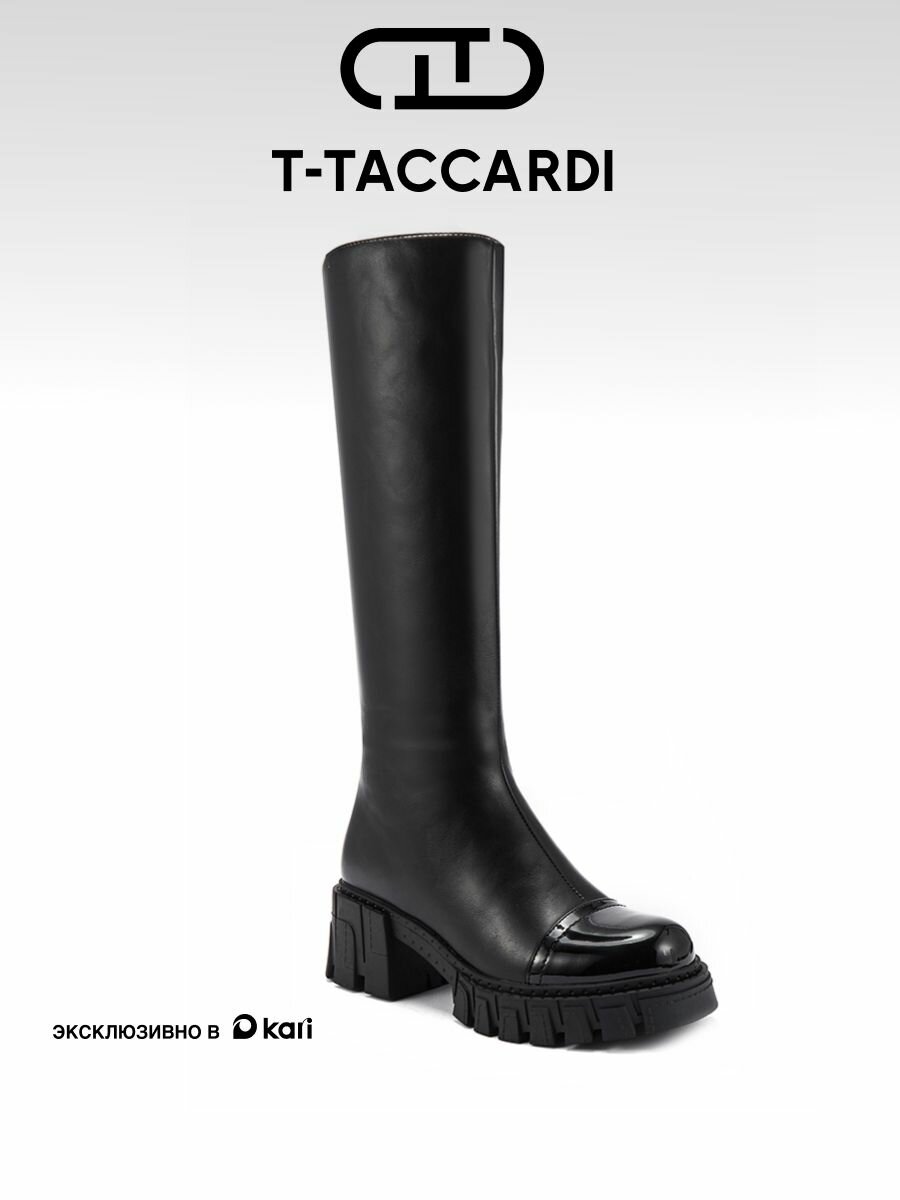 Сапоги T.Taccardi, полнота 7 (RU)/ на среднюю и широкую стопу, размер 36, черный
