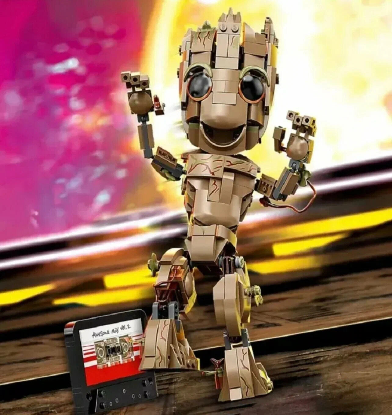 Конструктор  Малыш Грут   шарнирный  для детей от 10 лет  476 деталей