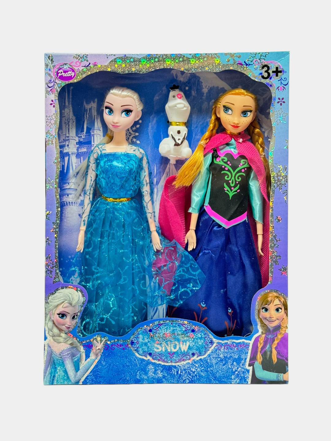 Набор кукол Disney Холодное Сердце Анна и Эльза с Олафом, для девочек, Код. 02013