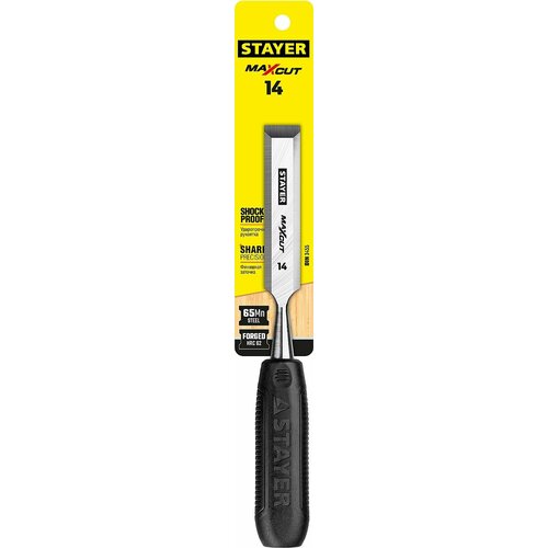 фото Стамеска stayer max-cut, 14 мм, профессиональная, для работы с деревом 1820-14_z01