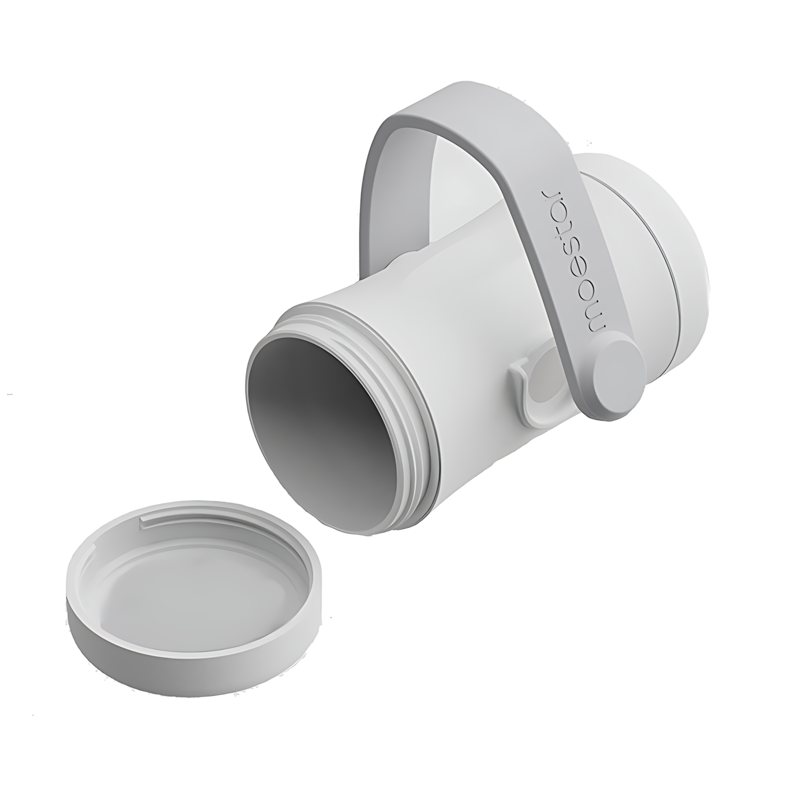 Холдер для пакетов с ручкой Moestar Dog Poop Bag Holder, белый