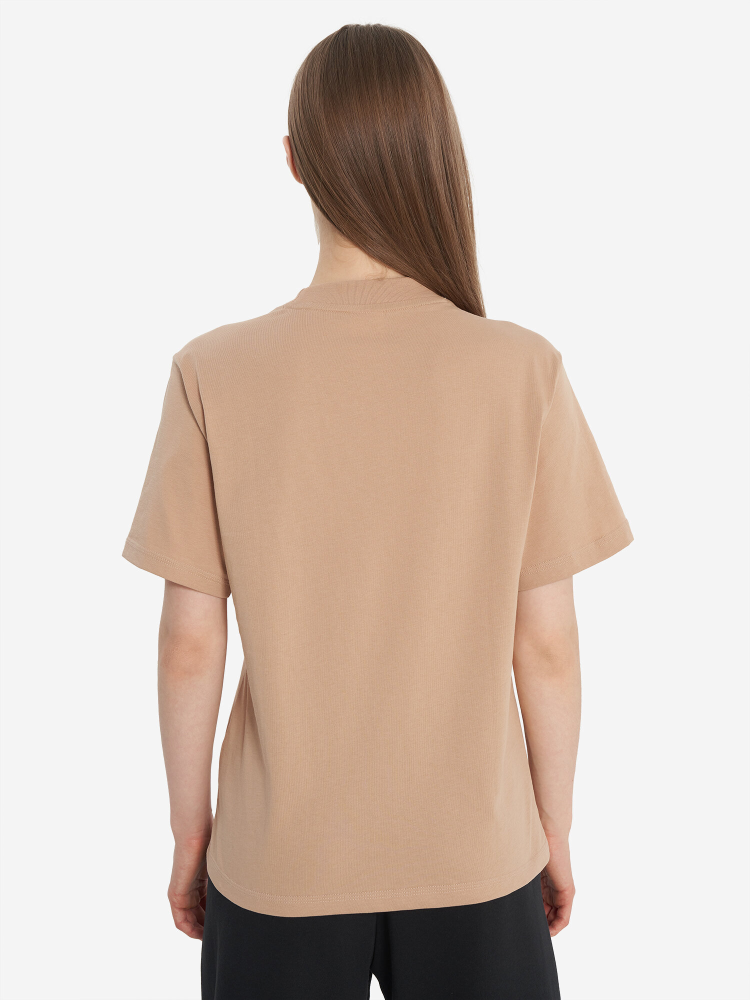 Футболка спортивная adidas, размер S, коричневый — фото 1