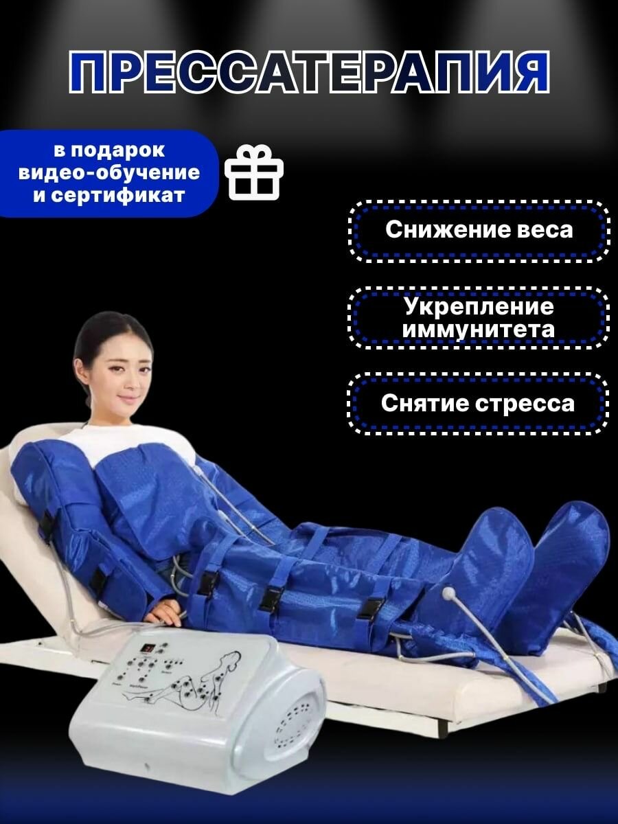 Аппарат прессотерапии "SA-Q01", для антицеллюлитных и лимфодренажных процедур, 350Вт