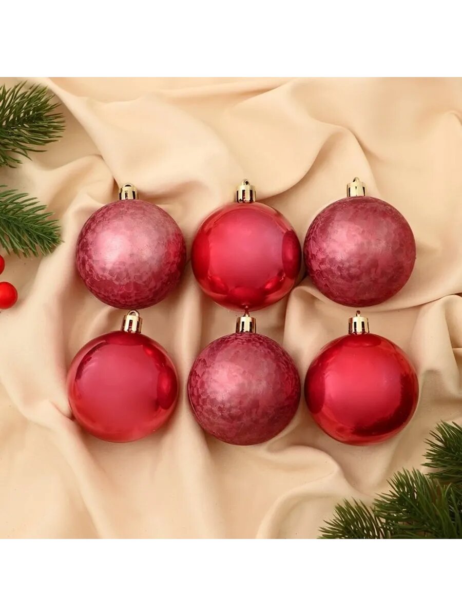 Роскошный набор пластиковых шаров для праздника