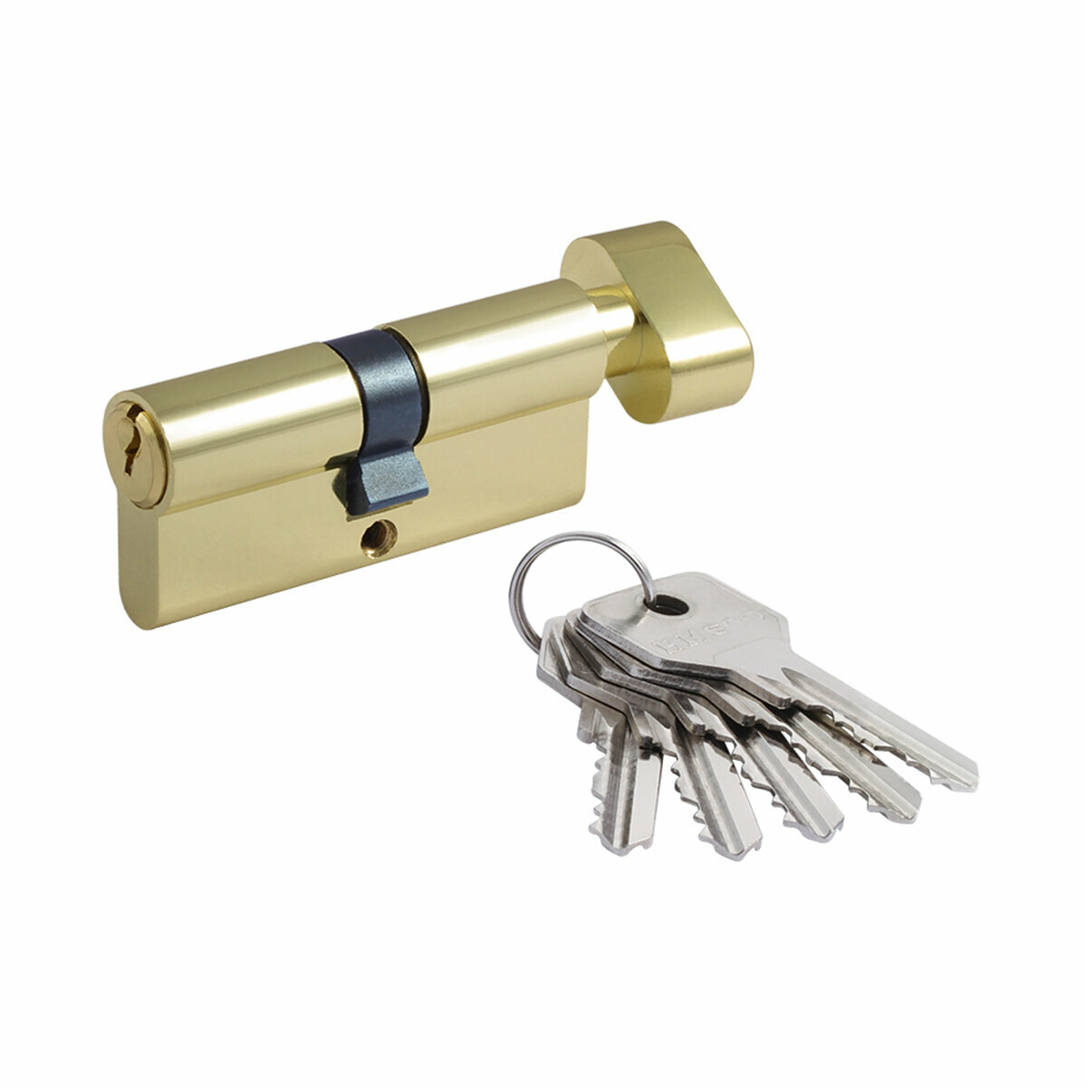 Цилиндровый механизм Нора-М ЕСО-STD Z ЛВ-70 (35-35) ключ/вертушка золото