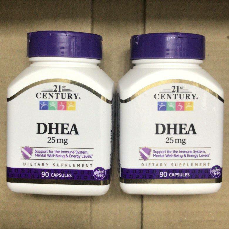 21st Century DHEA(Dehidroepiandrosteron) 25 mg 90 capsul / дгэа, 25мг, 90 капсул — фото 1