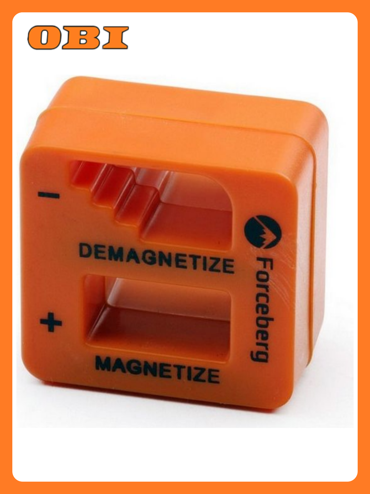 Намагничиватель Forceberg  оранжевый  квадратный  с отверстием