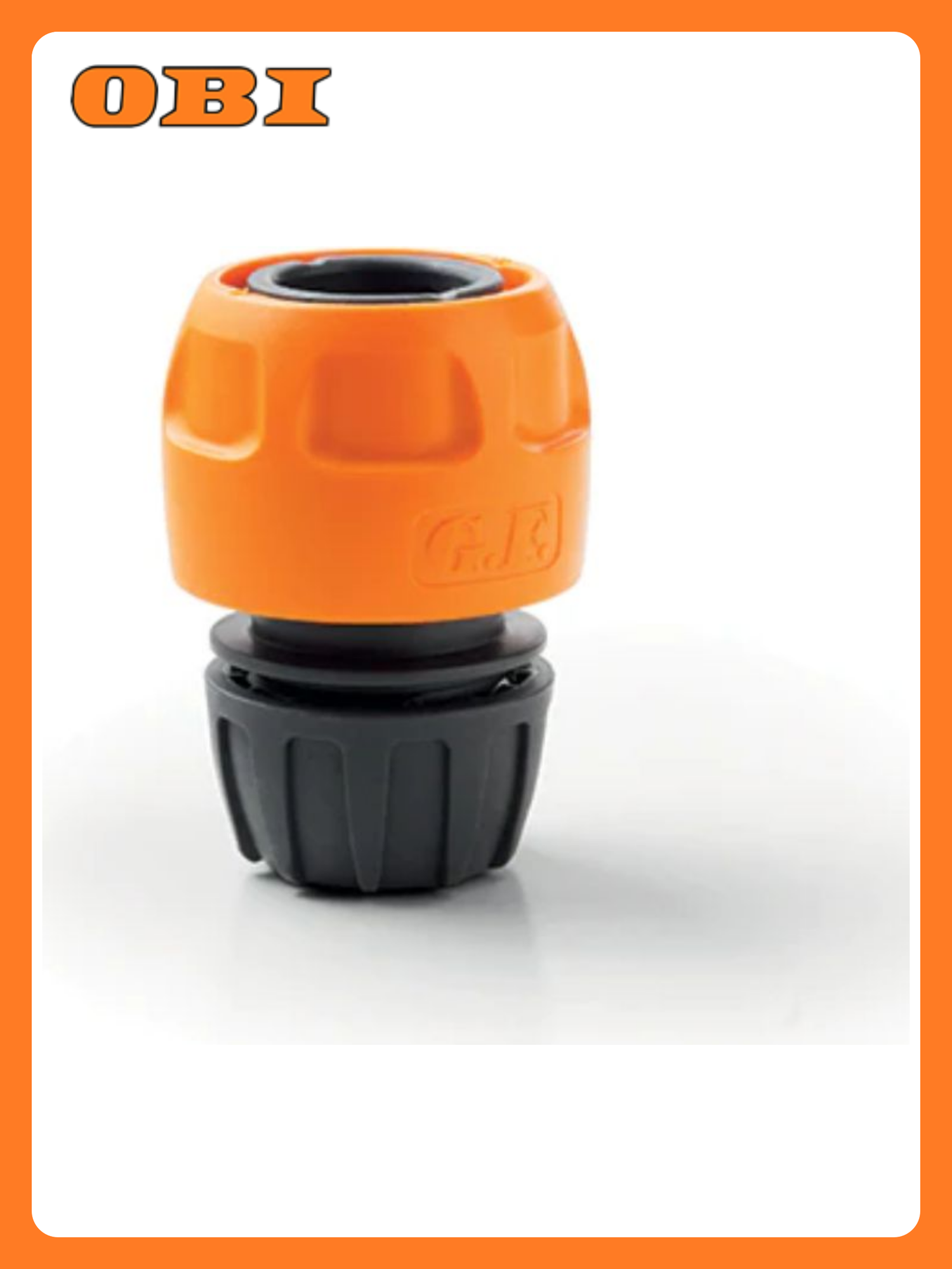 Коннектор шланга GF GF80005020  пластик  1 2   5 8   набор 1 шт