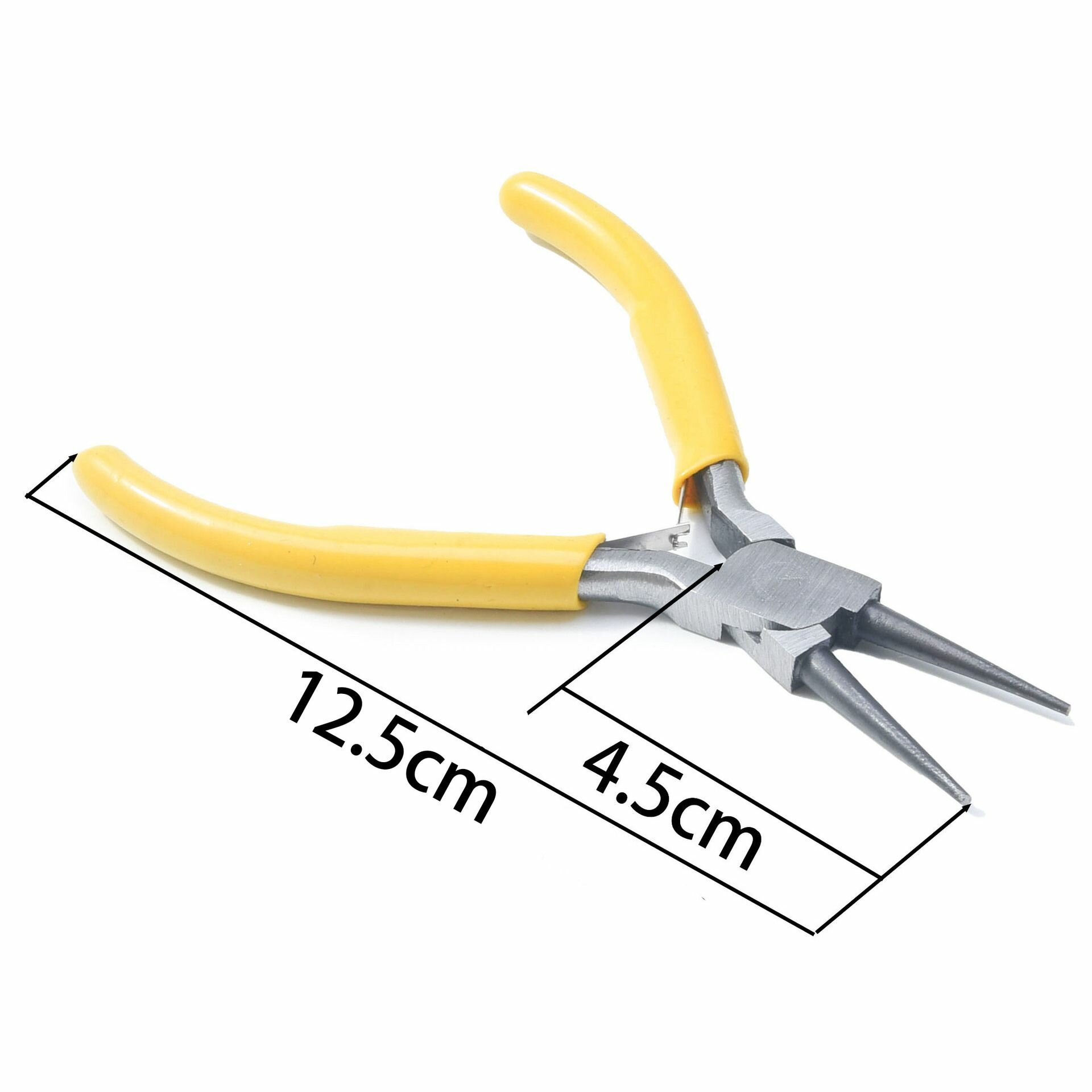 Круглогубцы  инструмент для колечек/ бижутерии размер 12см карбоновая сталь