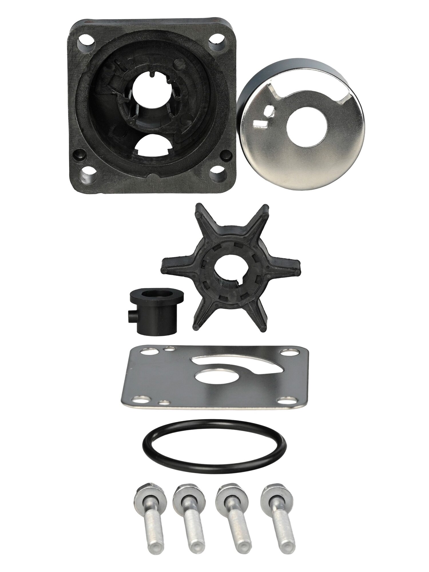 Ремкомплект помпы для Yamaha 20, 25 л. с. 2т 6L2-W0078-00 с корпусом