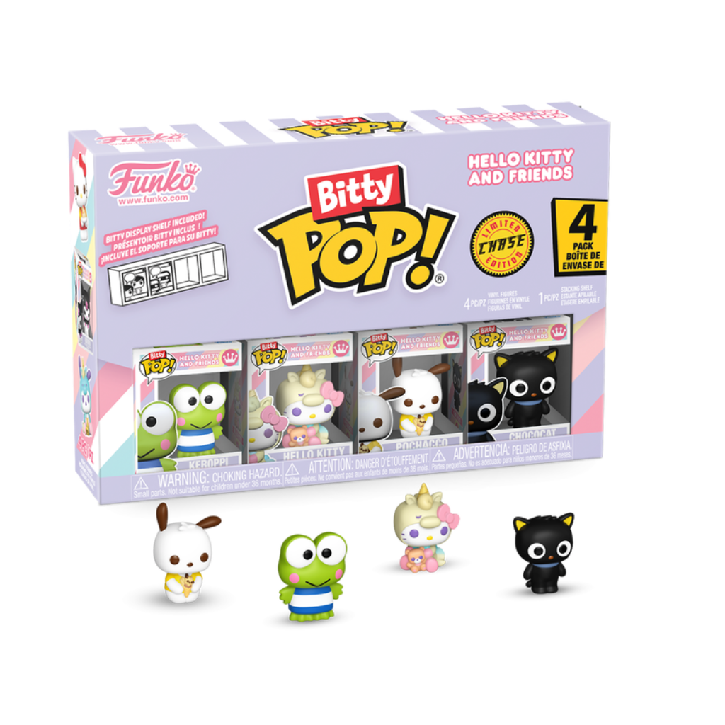 Набор фигурок Funko POP! Bitty: Sanrio - Keroppi 85714 Хеллоу Китти и друзья, 4 шт