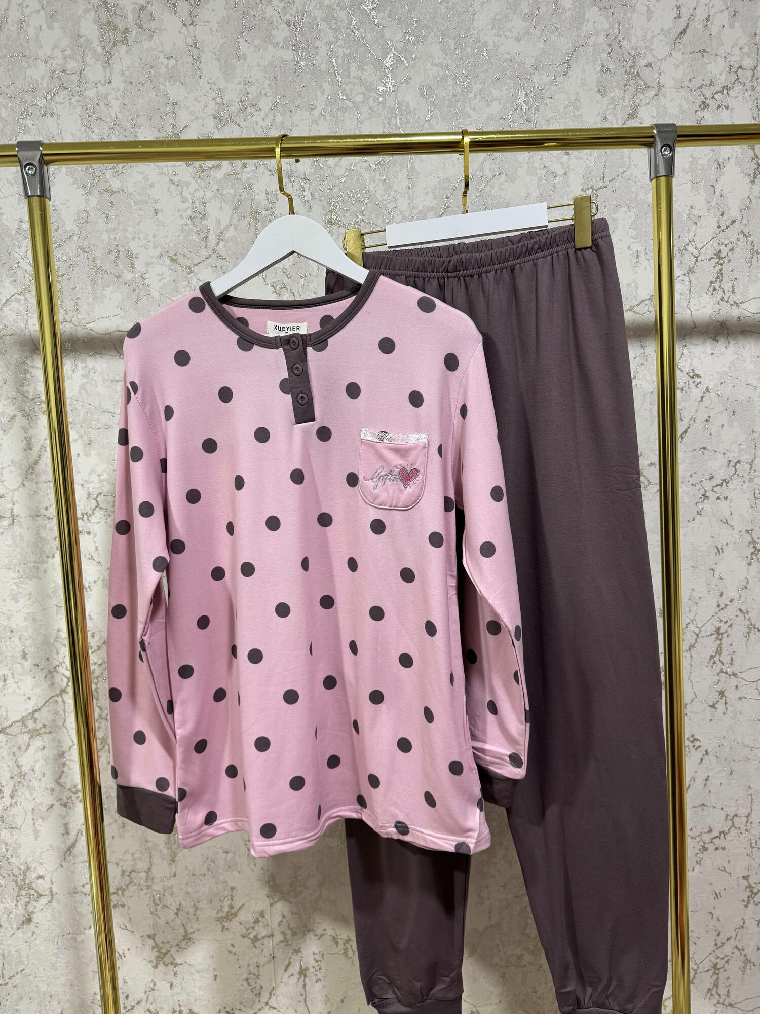 Пижама для кормящих мам Романтика