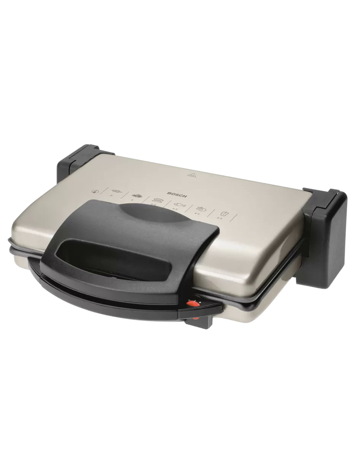 Гриль Bosch TFB3302V мощность 1800Вт контактный антипригарное покрытие серебристый