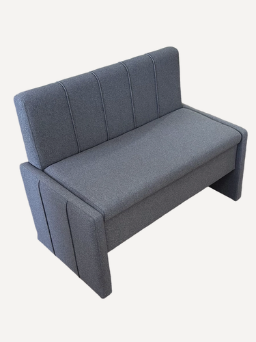 Изображение товара Кухонные диваны с хранением StylChairs Стиль, ширина 100 см, ткань серо-синяя