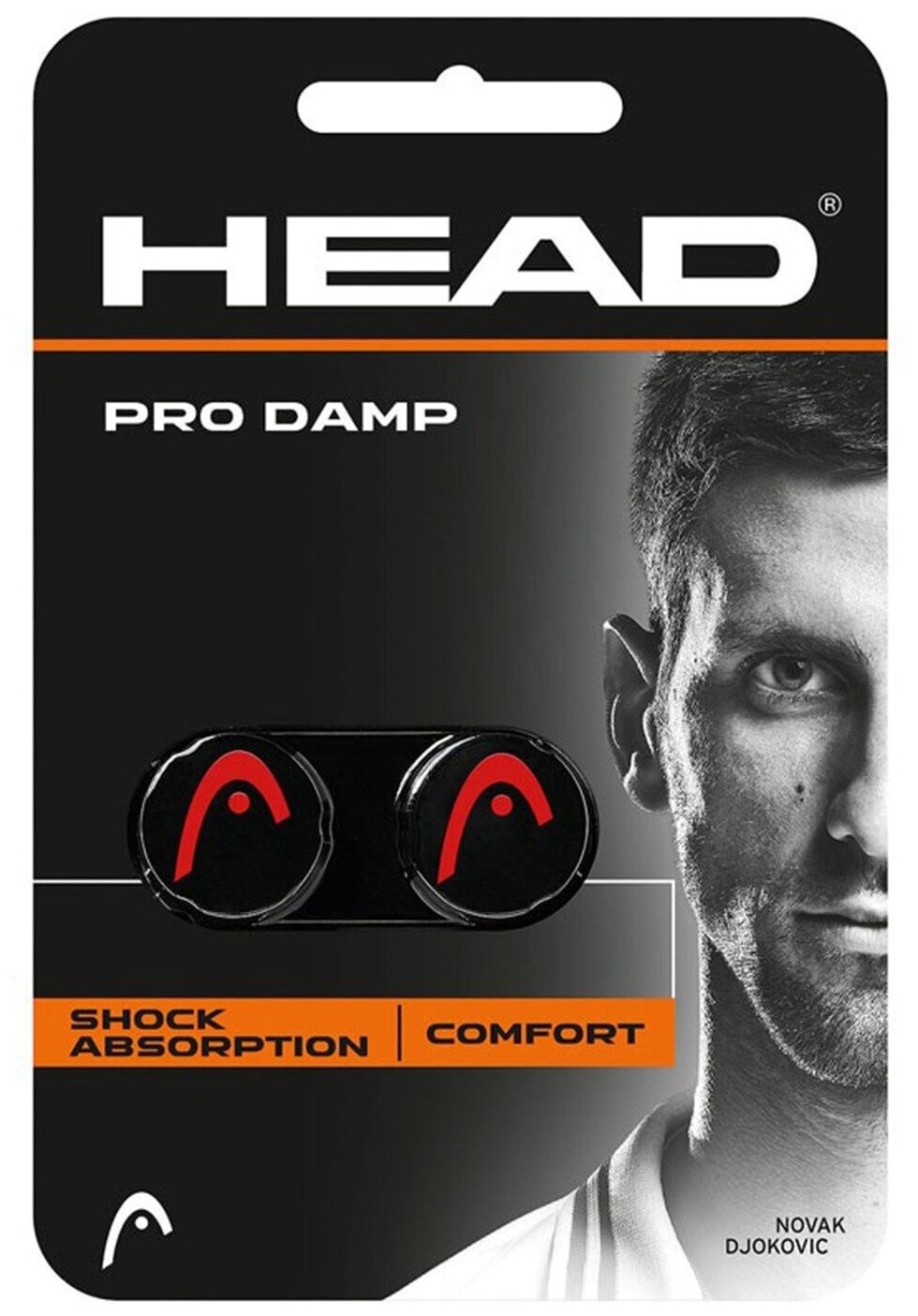 Виброгасители Head Pro Damp BK Унисекс черный, 100% Резина 2шт — фото 1