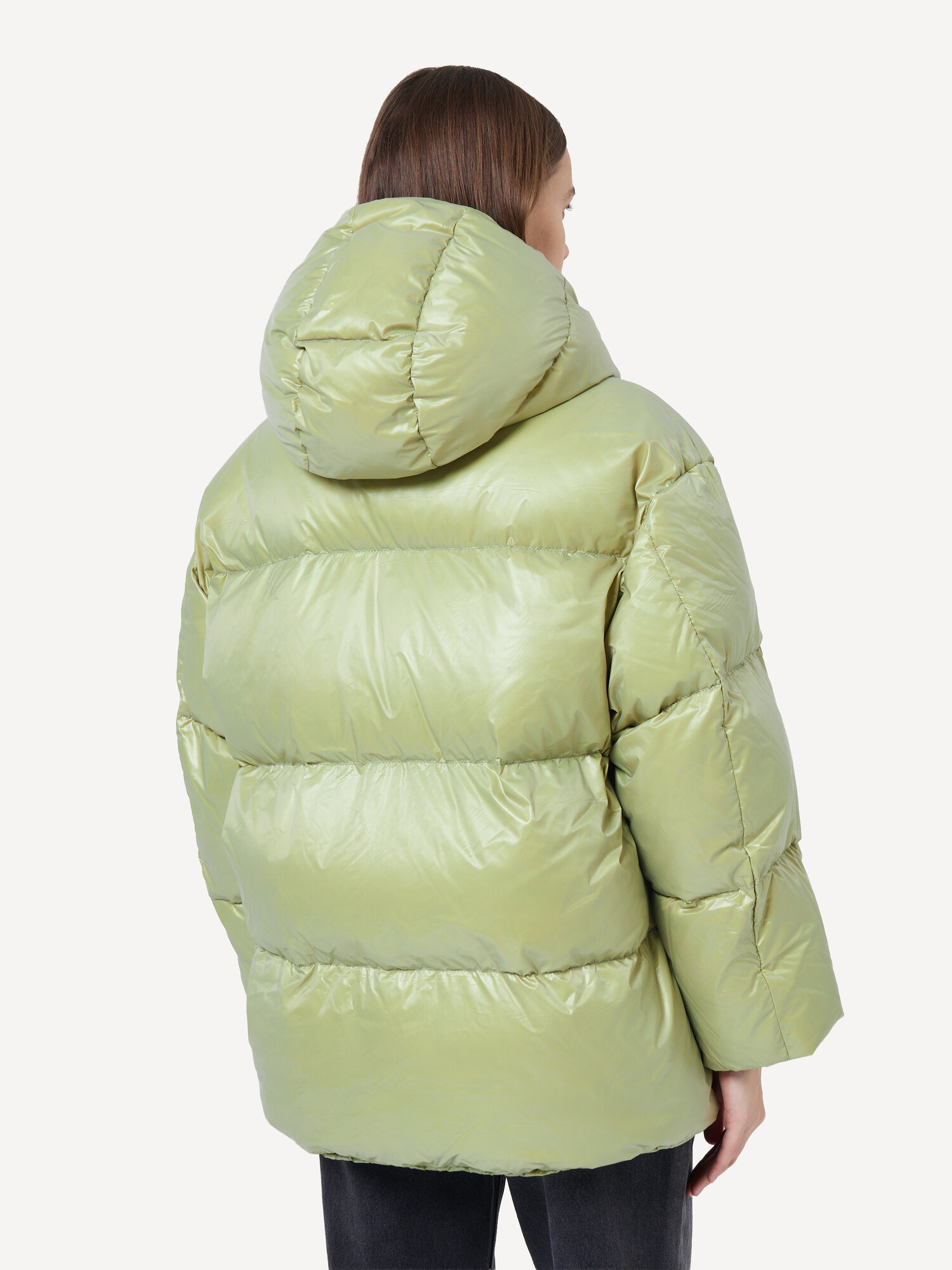 Пуховик Grunge John Orchestra. Explosion, размер 42, светло-зеленый — фото 1