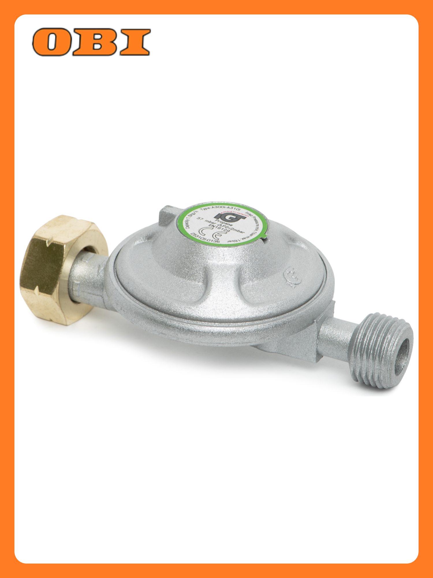 Редуктор для газового баллона ВР/НР серый для пропана баллонный