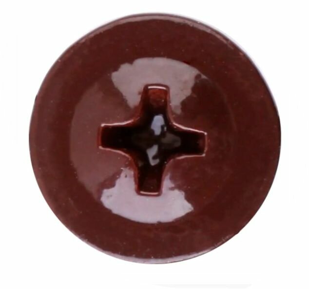 Саморез для тонк. пластин темн. корич. 4,2х16 (200шт) — фото 1