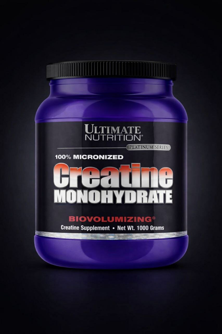 Креатин моногидрат Ultimate Nutrition для силы и выносливости, 1000г