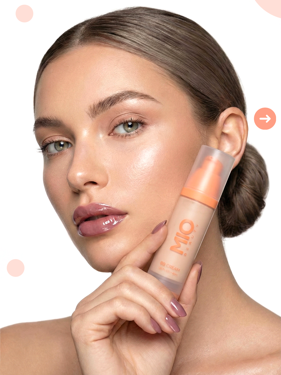 Крем для лица MIO BEAUTY Cream BB F1, для всех типов, увлажнение, лифтинг, без спирта — фото 1