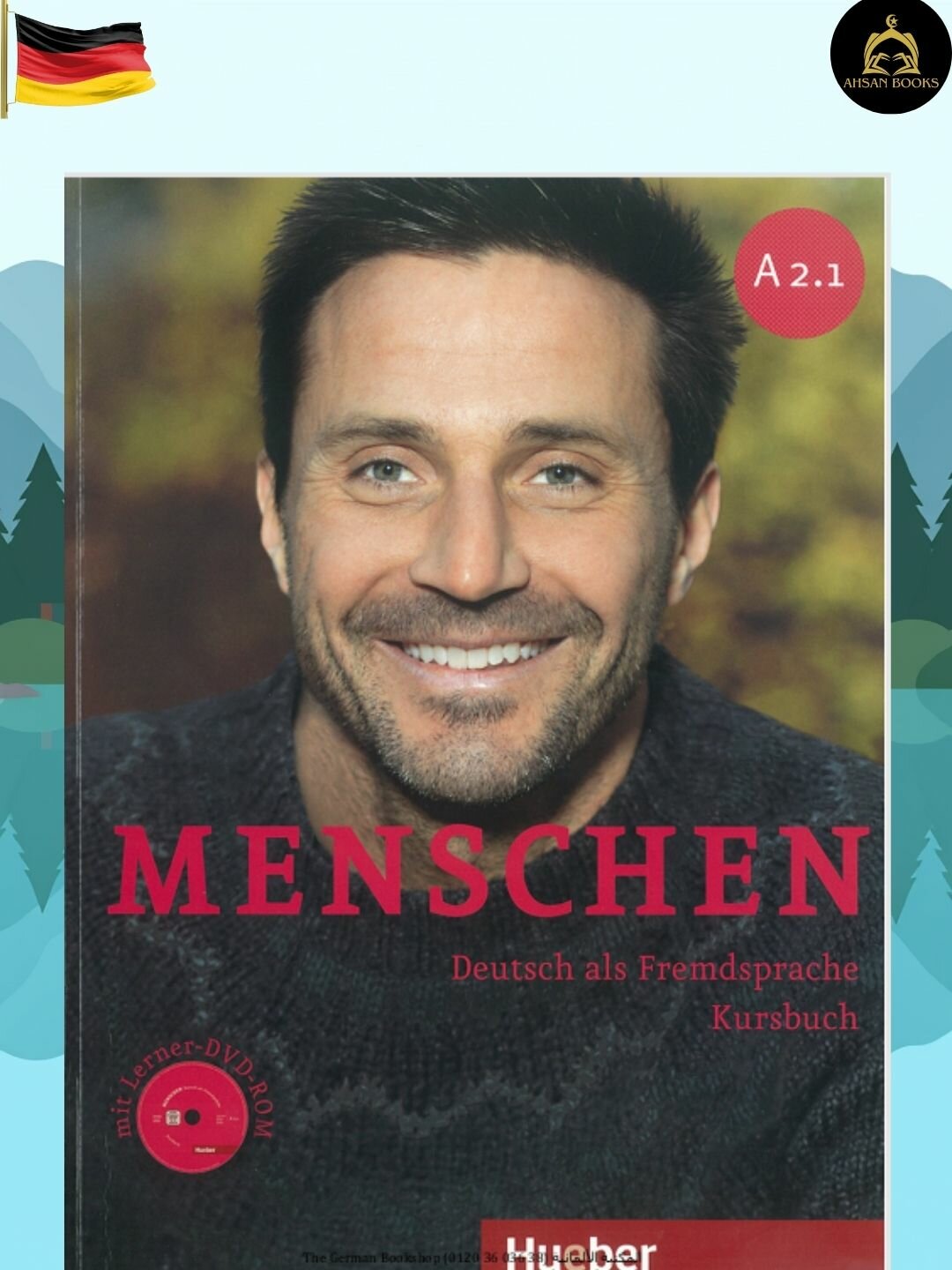 Menschen A2.1 рабочая тетрадь по немецкому языку (без CD, Хюбер)