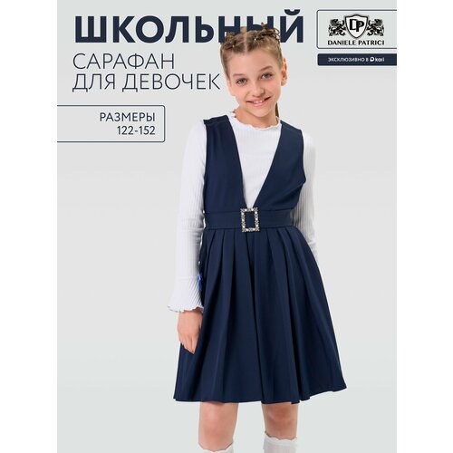фото Школьный сарафан daniele patrici весна 2026, размер 11-12, синий