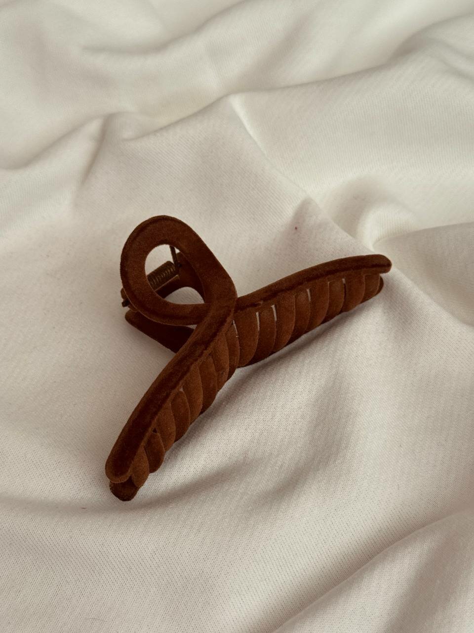 Крабик-заколки для волос женские, универсальные, однотонные и многоцветный, бархатный