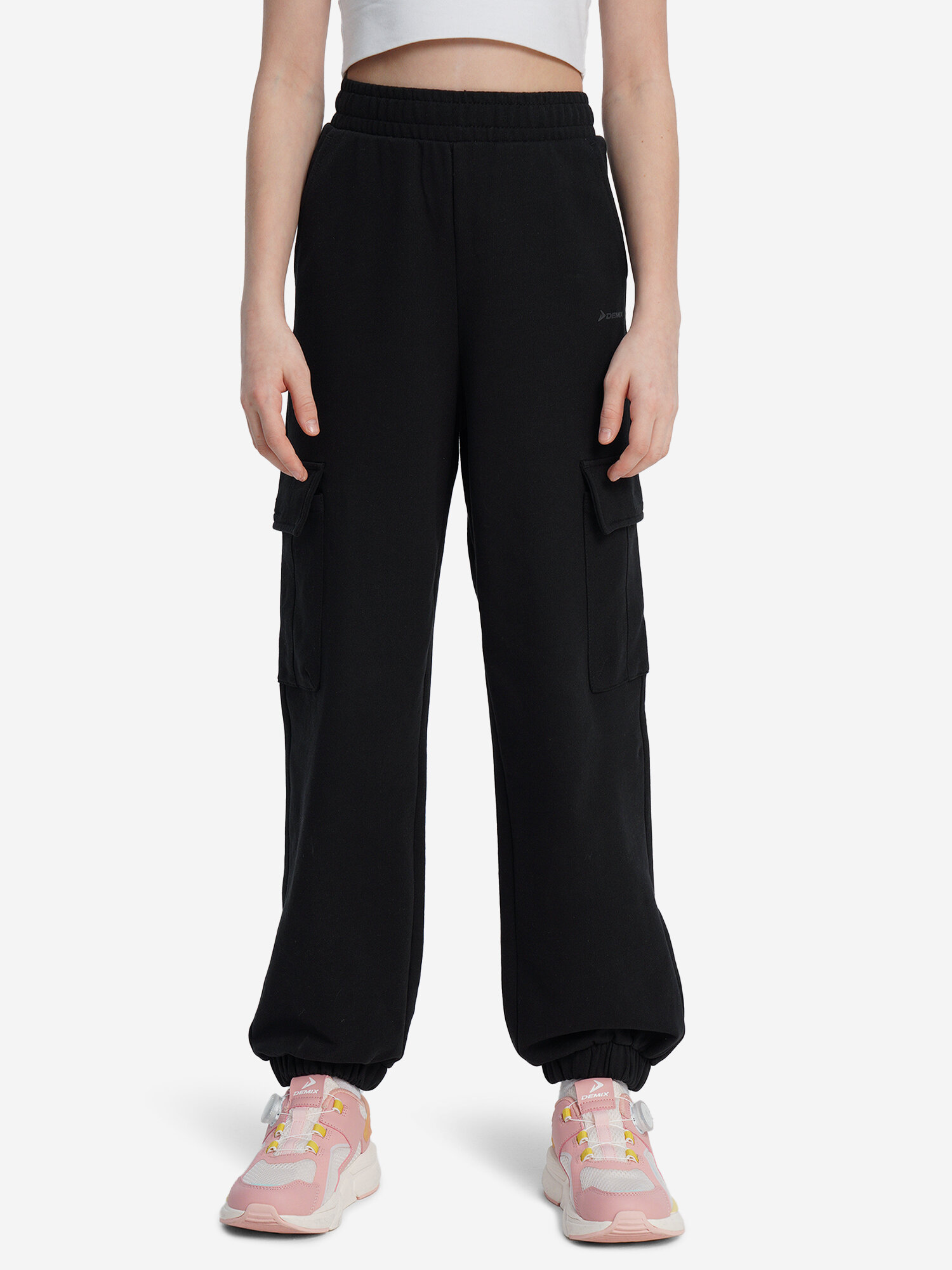 Брюки Demix, размер 158-164, черный — фото 1