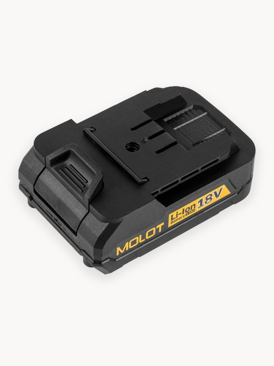 Аккумулятор Molot MBL 1815-1 18В, 1,3Aч, Li-Ion, слайдер, для дрели-шуруповёрта MBD 1815