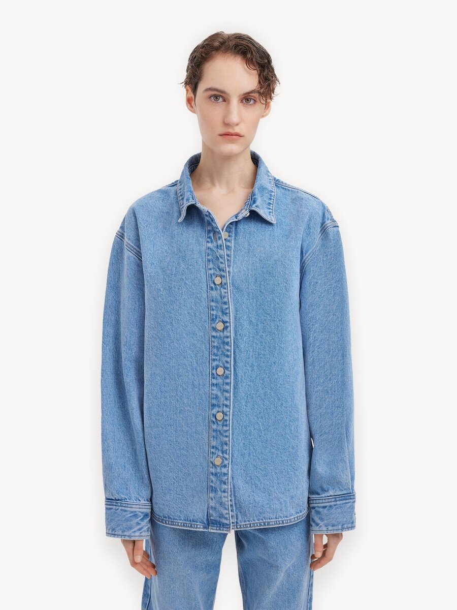 Рубашка MUTED, размер L-XL, голубой