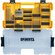 Набор бит DeWALT DWAF120PCSET, для бетона и металла, желтый, 120шт