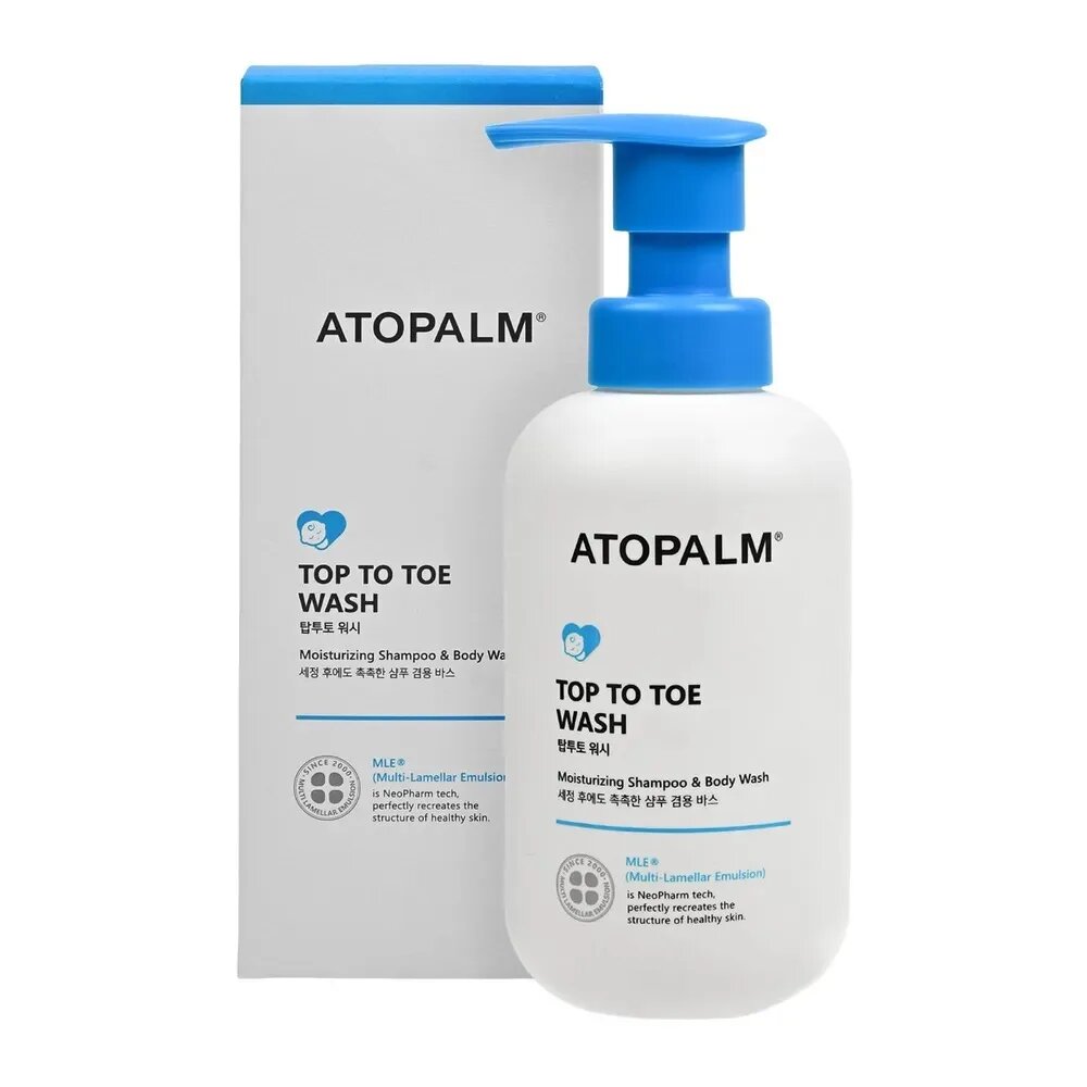 Универсальное очищающее средство для малышей Atopalm Top to Toe Wash