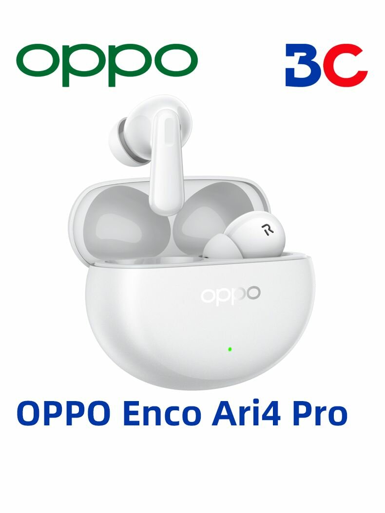 Беспроводные наушники Oppo Enco Air4 Pro Bluetooth, шумоподавление, музыкальные и развлекательные спортивные наушники, универсальный телефон Apple Huawei Xiaomi, 44 часа использования