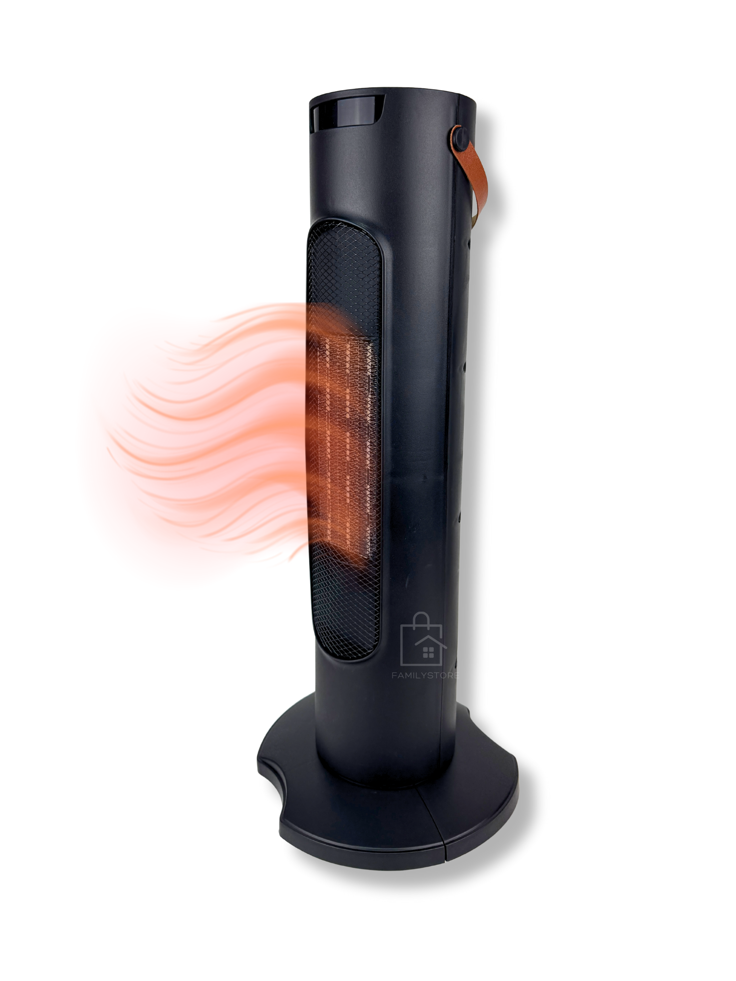 Обогреватель напольный для дома / Тепловая пушка керамический нагрев с вращением 180 градусов