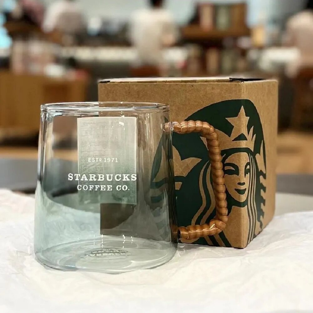 Кружка Starbucks, стекло, высокотемпературная, чашка молока, чашка кофе, 473 мл