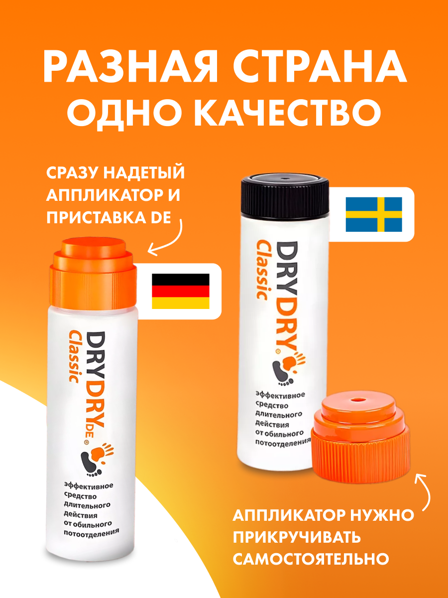 Антиперспирант Dry Dry антиперспирант 35 мл — фото 1