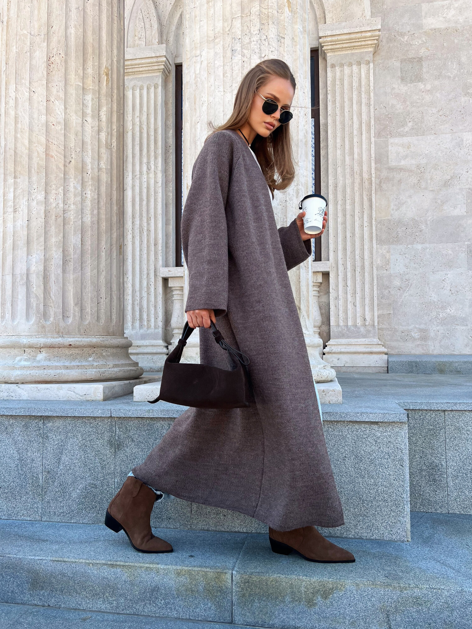 Кардиган Daffy World, размер 44-50, Шоколадный