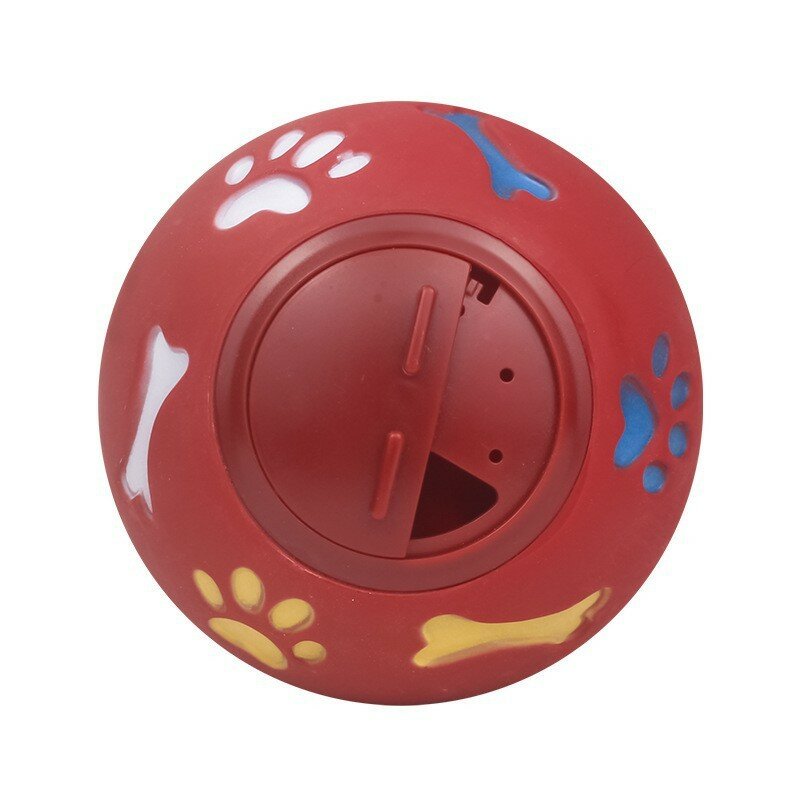 Rubber chewing balls for pets colorful and tough available in multiple sizes and shapes red 7.5cm 2.95in