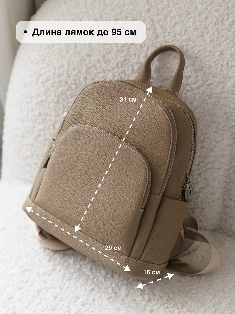 Рюкзак натуральная кожа Италия — фото 1