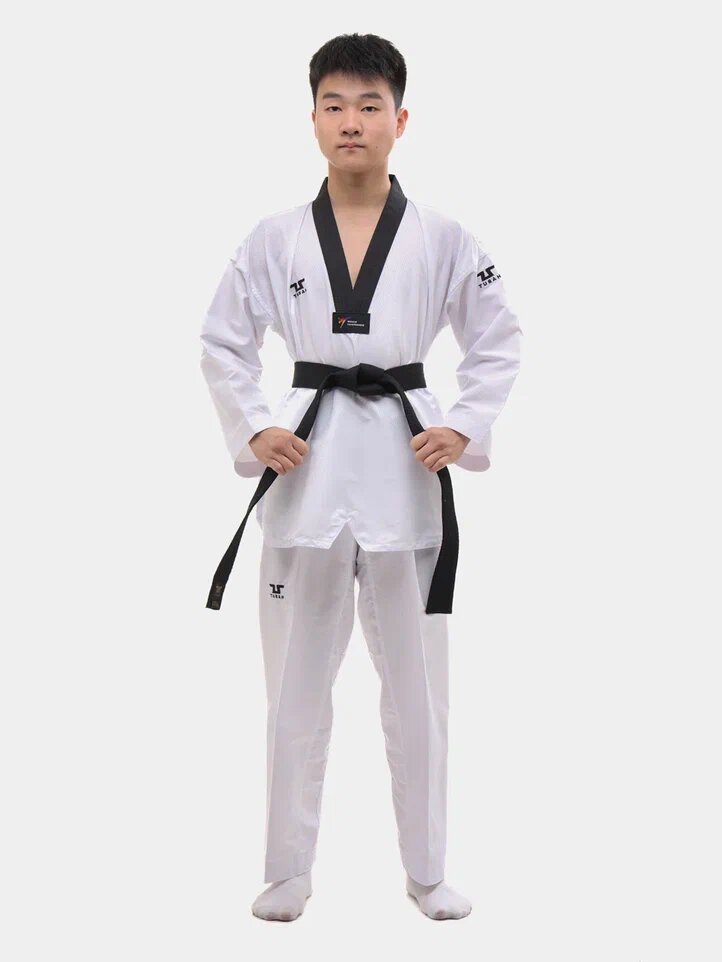 Кимоно для тхэквондо Tusah Ez-Fit Lite, сертификат WT, размер 120/140/200/180/130/170/160/150/190, white
