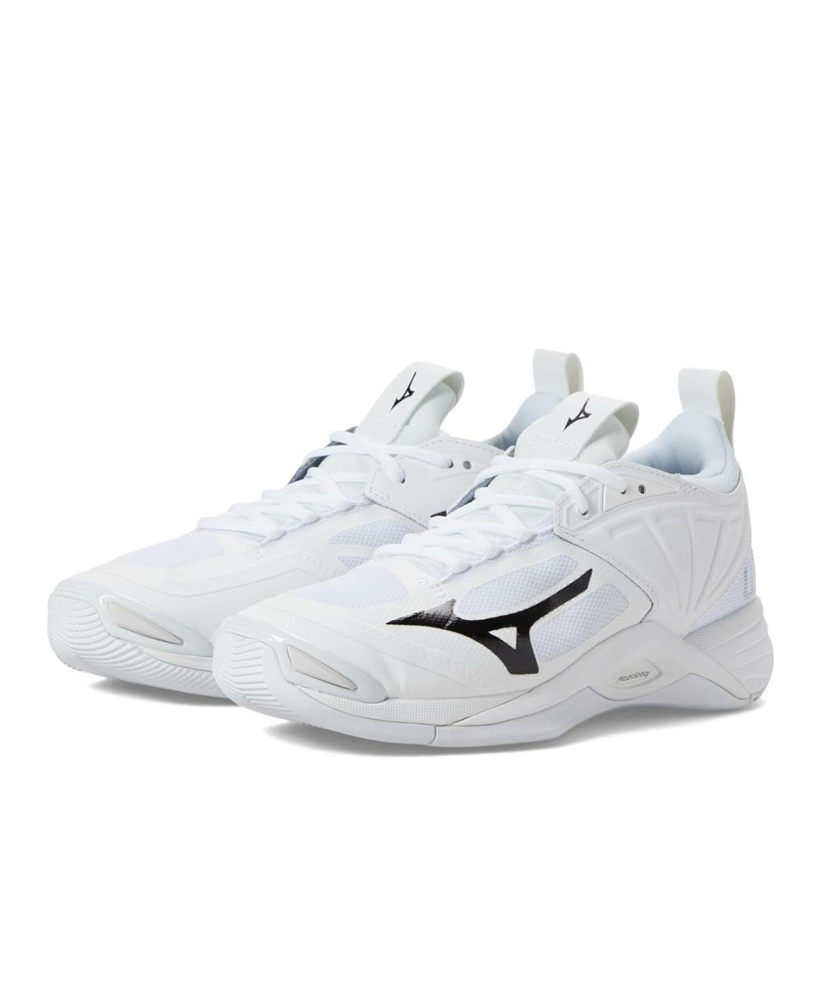 Кроссовки Mizuno Wave Momentum 2, полнота H (EU)/ на широкую стопу, размер 40, белые