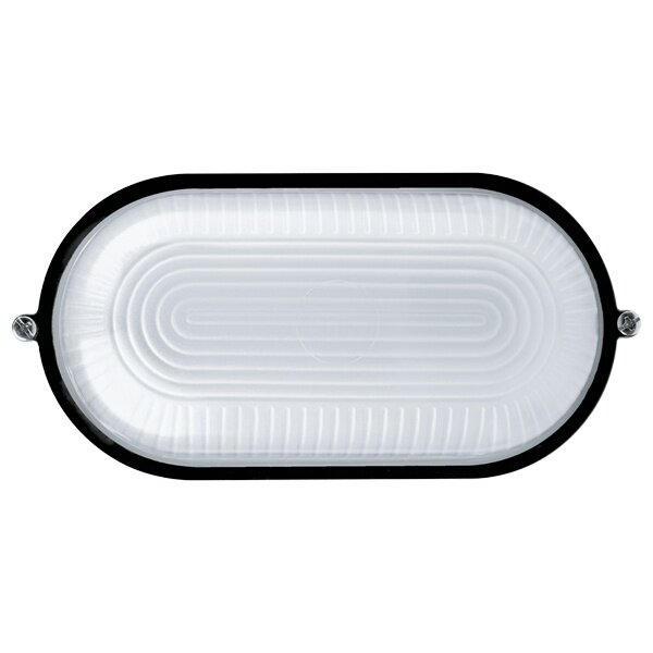 Светильник влагозащитный Navigator NBL-O1-60-E27/BL (Чёрный овал) (НПБ 1401 / НПП 1401)_94810_94 810