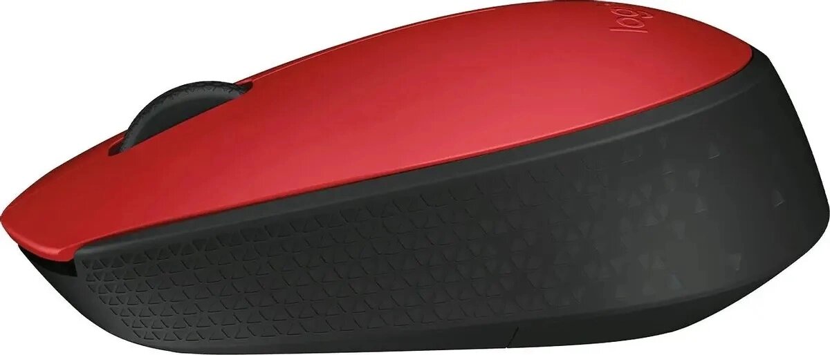 Мышка от брендаLOGITECH M171 Wireless Mouse - RED. красный цвет — фото 1