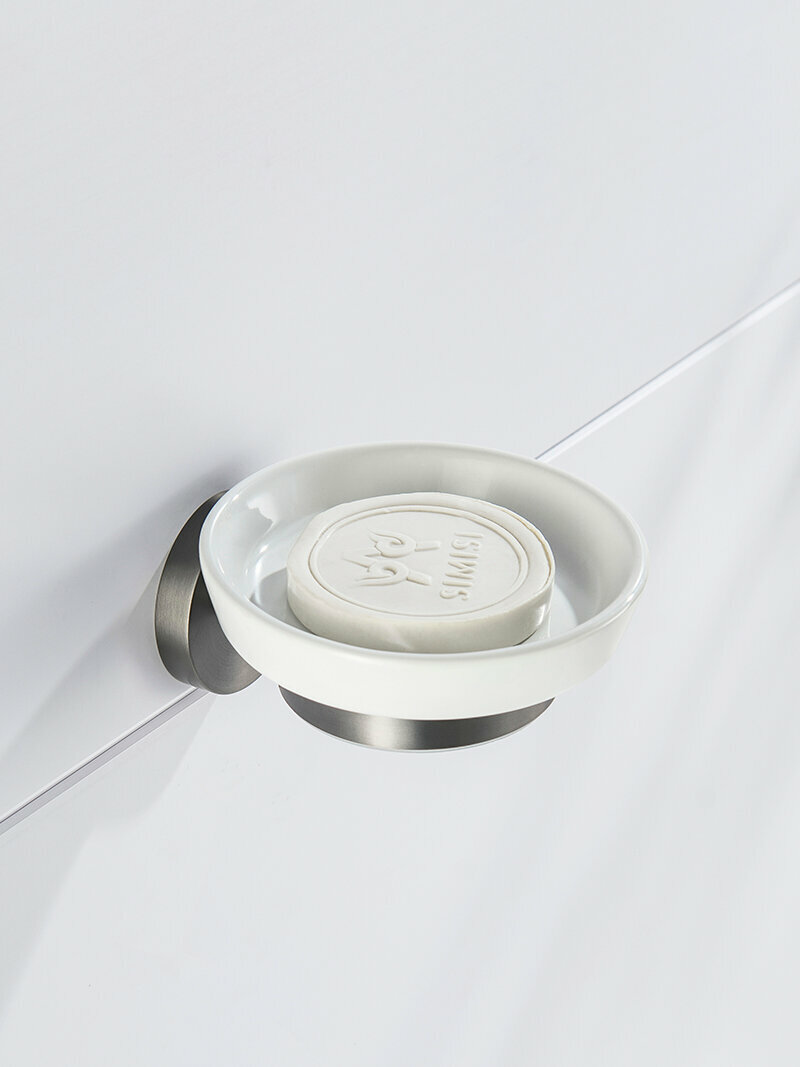 Мыльница Aquatek Бетта оружейная сталь - фото №5